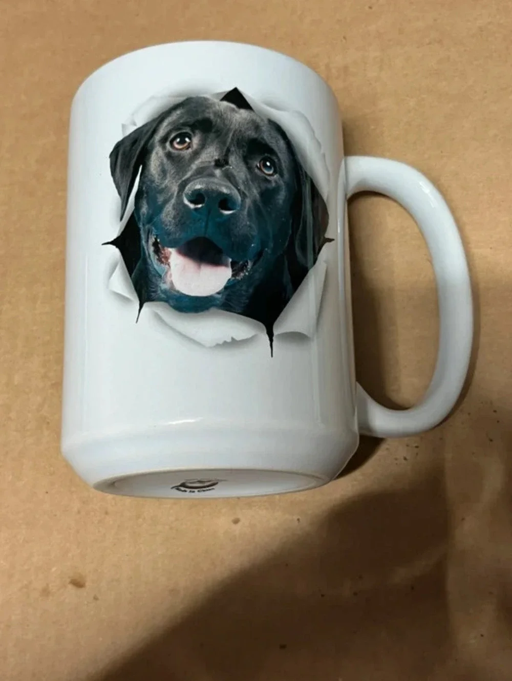 Black lab mug